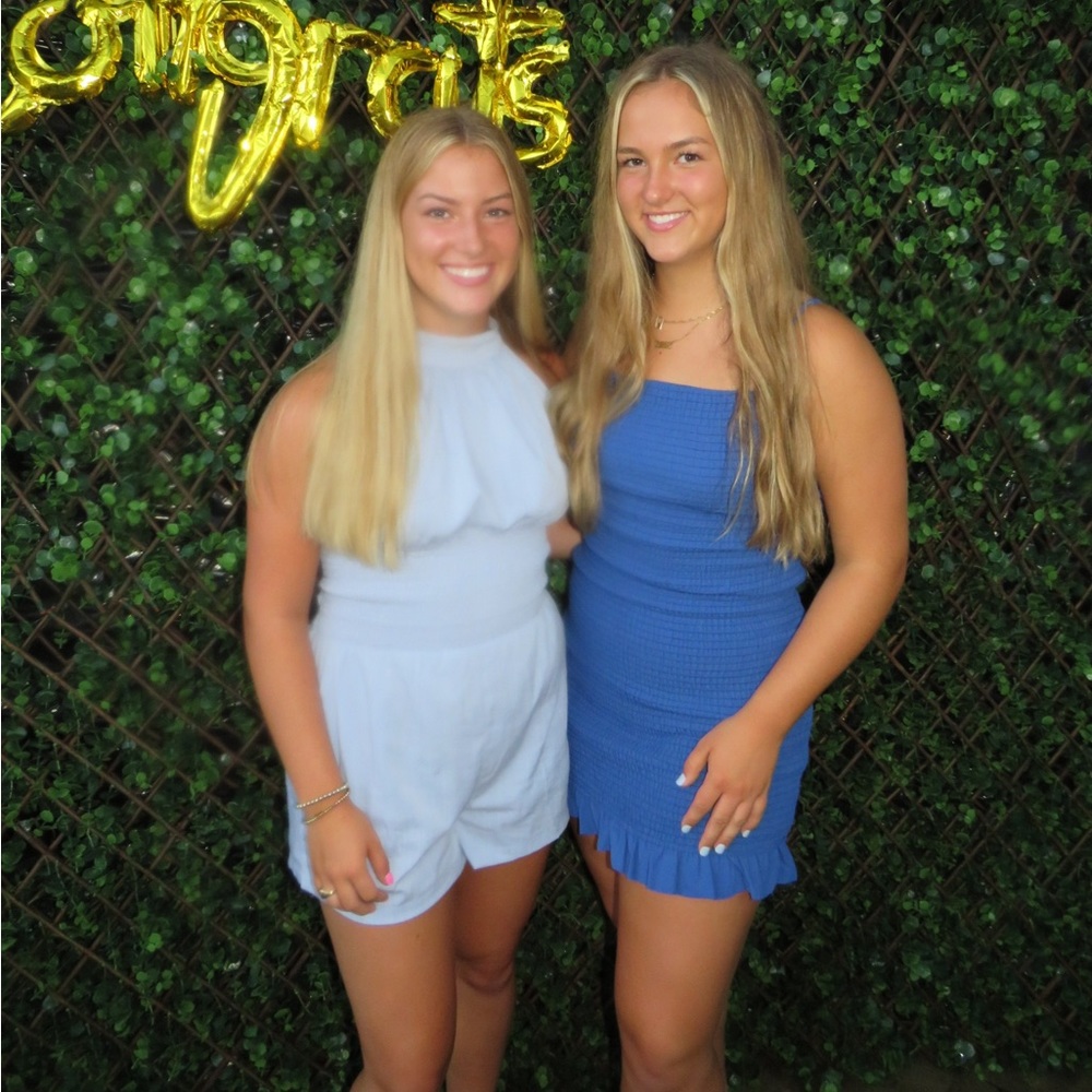 Blue dress